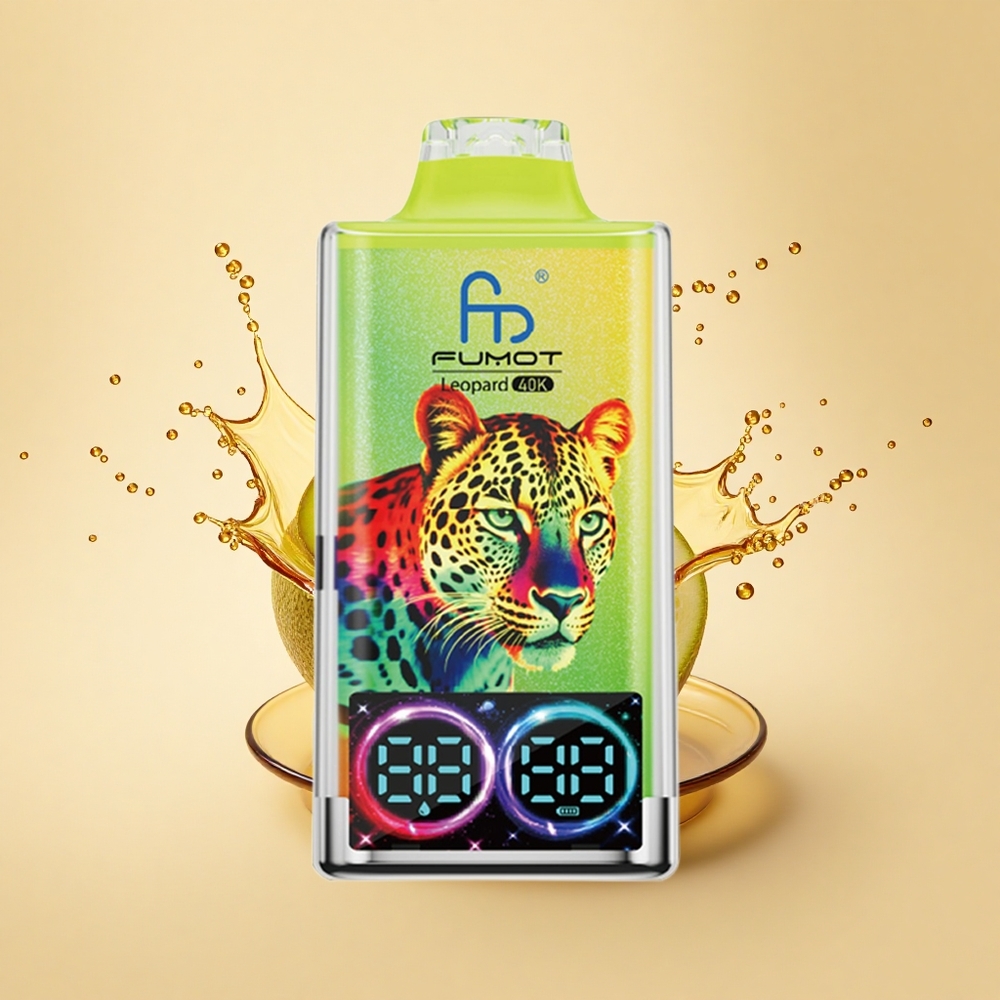 Fumot Leopard 40K Puffs Ківі Маракуйя Гуава 5% Dual Mesh Type-C