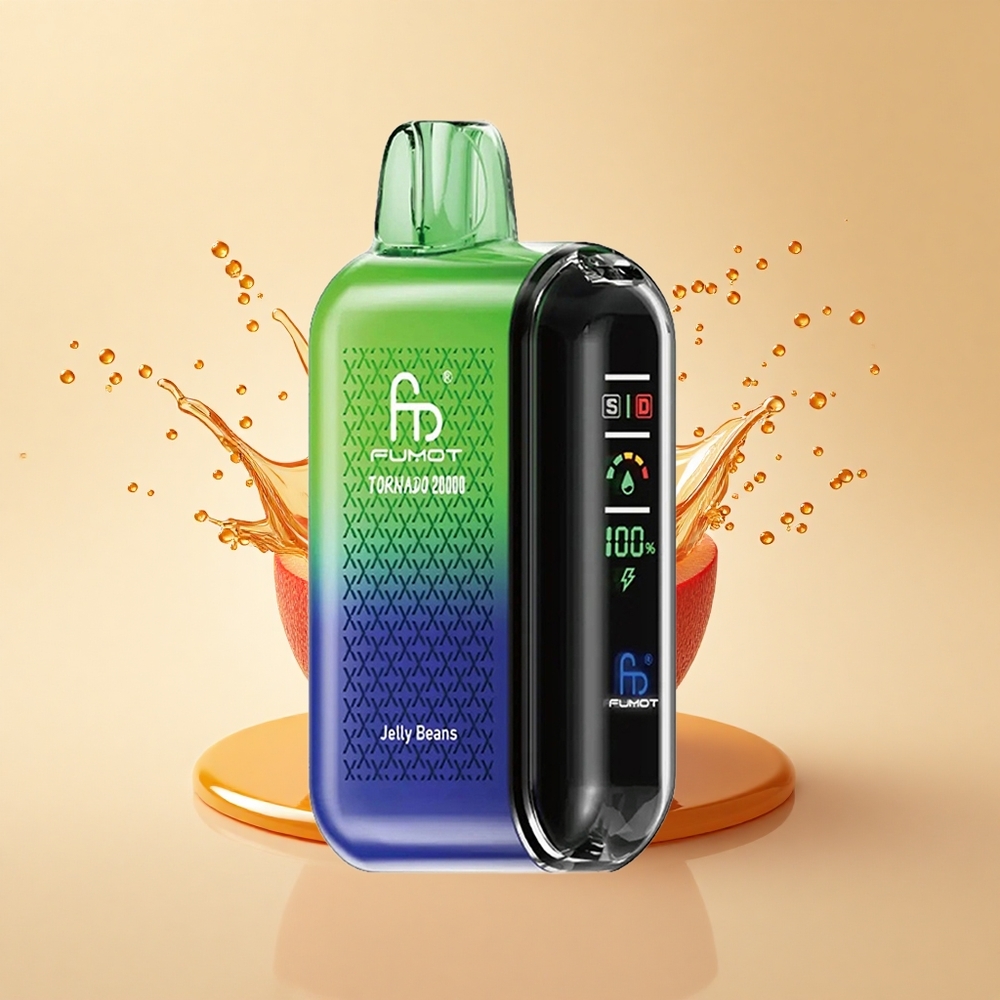 Fumot Tornado 20000 Puffs Желейні Боби з Dual Mesh Coil та Smart Display