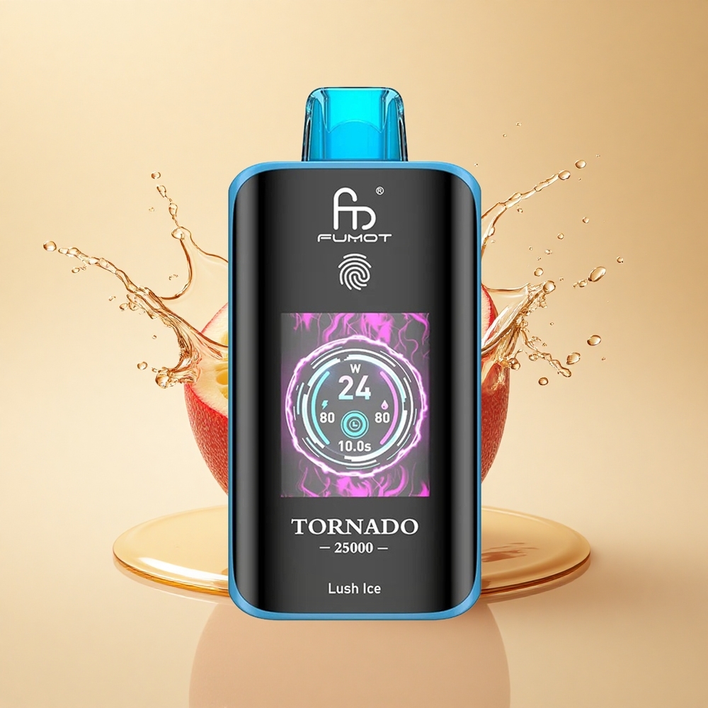 Fumot Tornado 25000 Puffs Соковитий Лід HD Тип-C Батарея