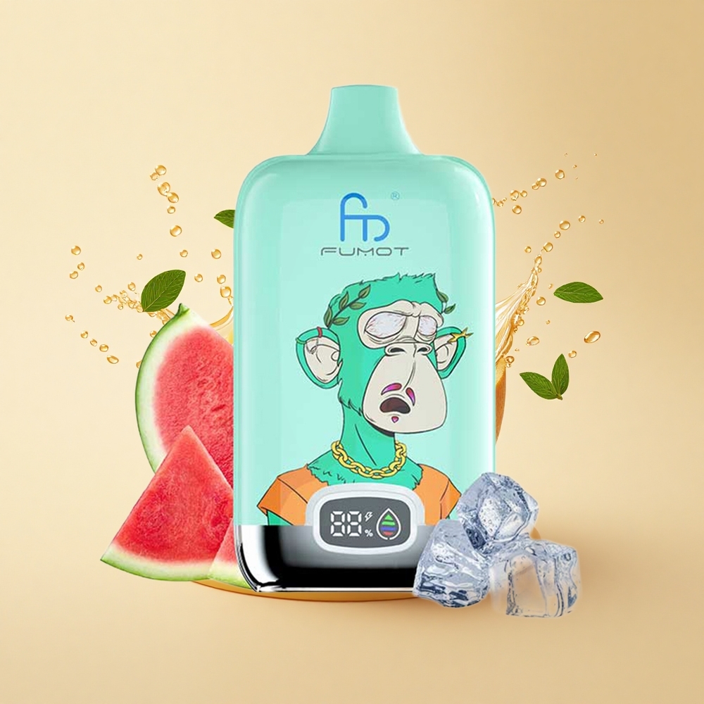 Fumot Tornado Digital Box 12000 Puffs Прохолодна М'ята Мережева Типу-С 20мл