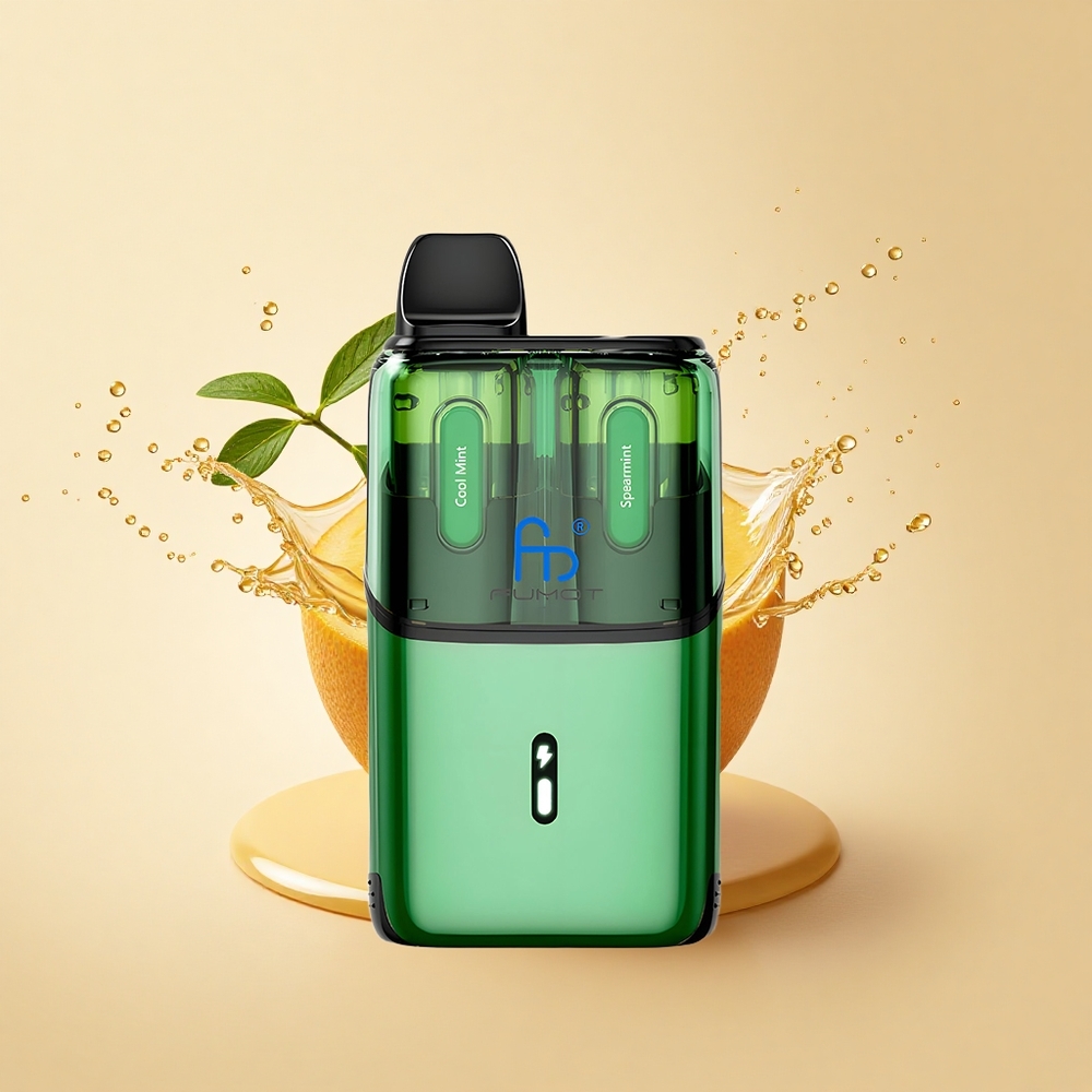 Fumot Ultra T32000 Puffs Прохолодна М’ята – М’ята Кучерява з 24мл та Швидкою Зарядкою
