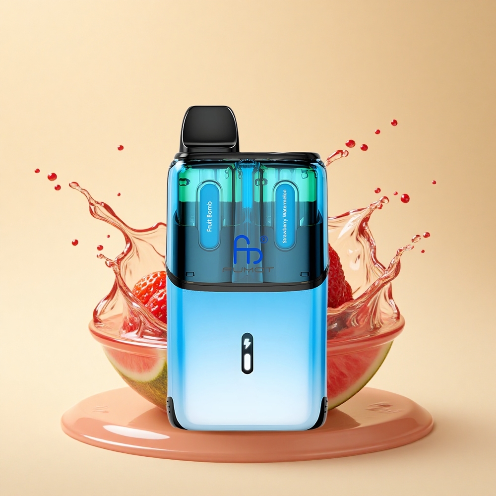 Fumot Ultra T32000 Puffs Фруктовий Вибух - Полуниця Кавун з Mesh Coil та 24мл Рідини
