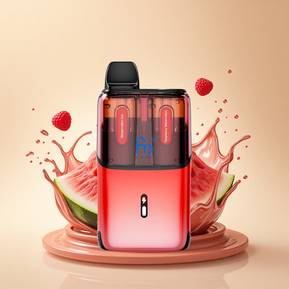 Fumot Ultra T32000 Puffs Кавуновий Лід - Малина Кавун із Mesh Coil та 800mAh