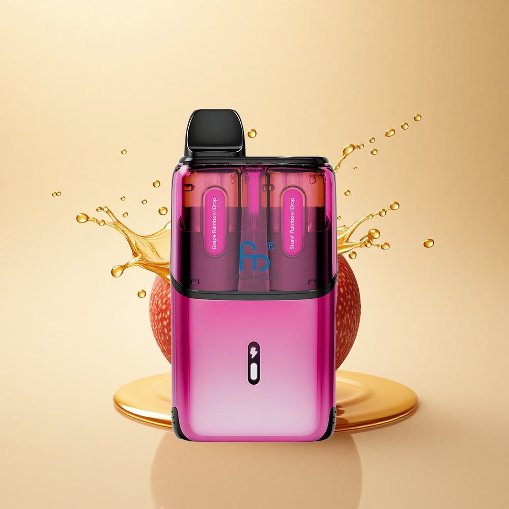 Fumot Ultra T32000 Puffs Виноградові Дощові Краплі - Солом'яні Дощові Краплі з Mesh Coil та Type-C