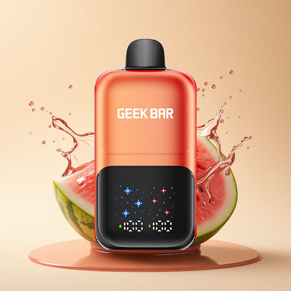 GEEK BAR 2GO 20ml 50000 Puffs Кавунова жувальна гумка з льодом | Інтерактивний екран | 5% солі нікотину