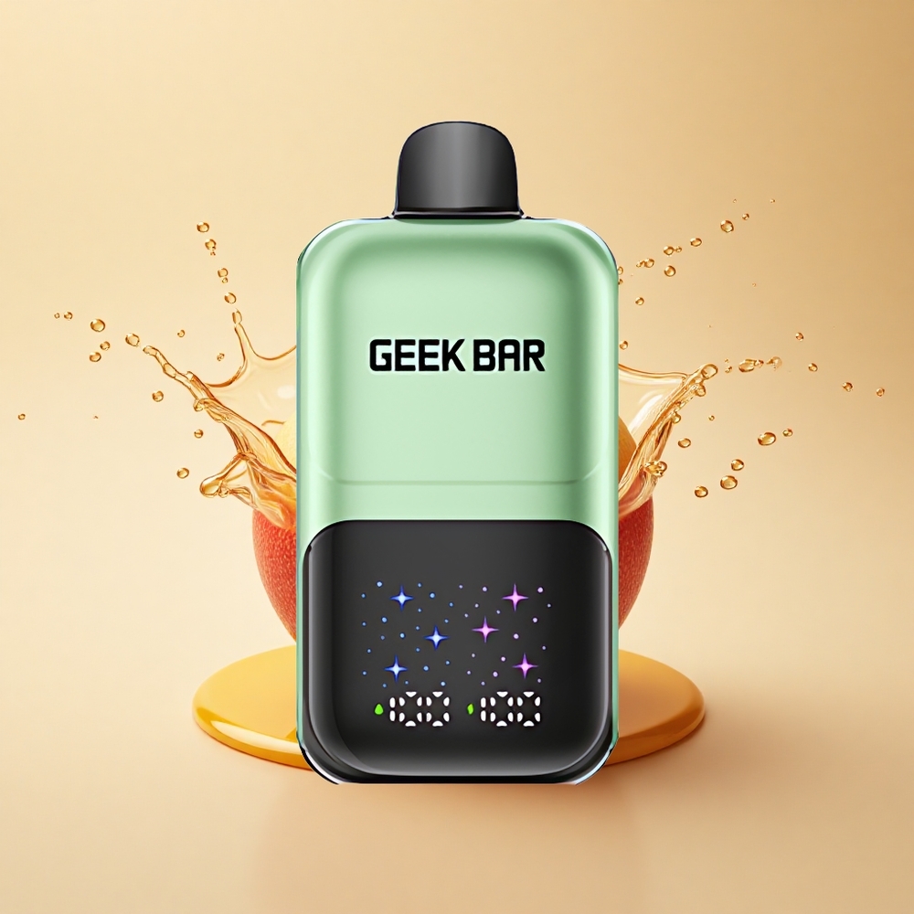 GEEK BAR 2GO 20ml 50000 Puffs Подвійне Яблуко A&B з Великим Екраном та Двома Резервуарами