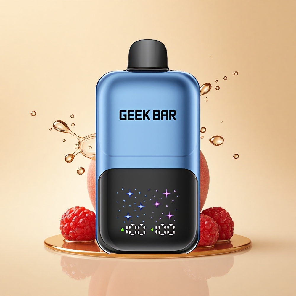 GEEK BAR 2GO 20ml 50000 Puffs Персик & Ягоди з Interactive Large Screen та Dual Tanks