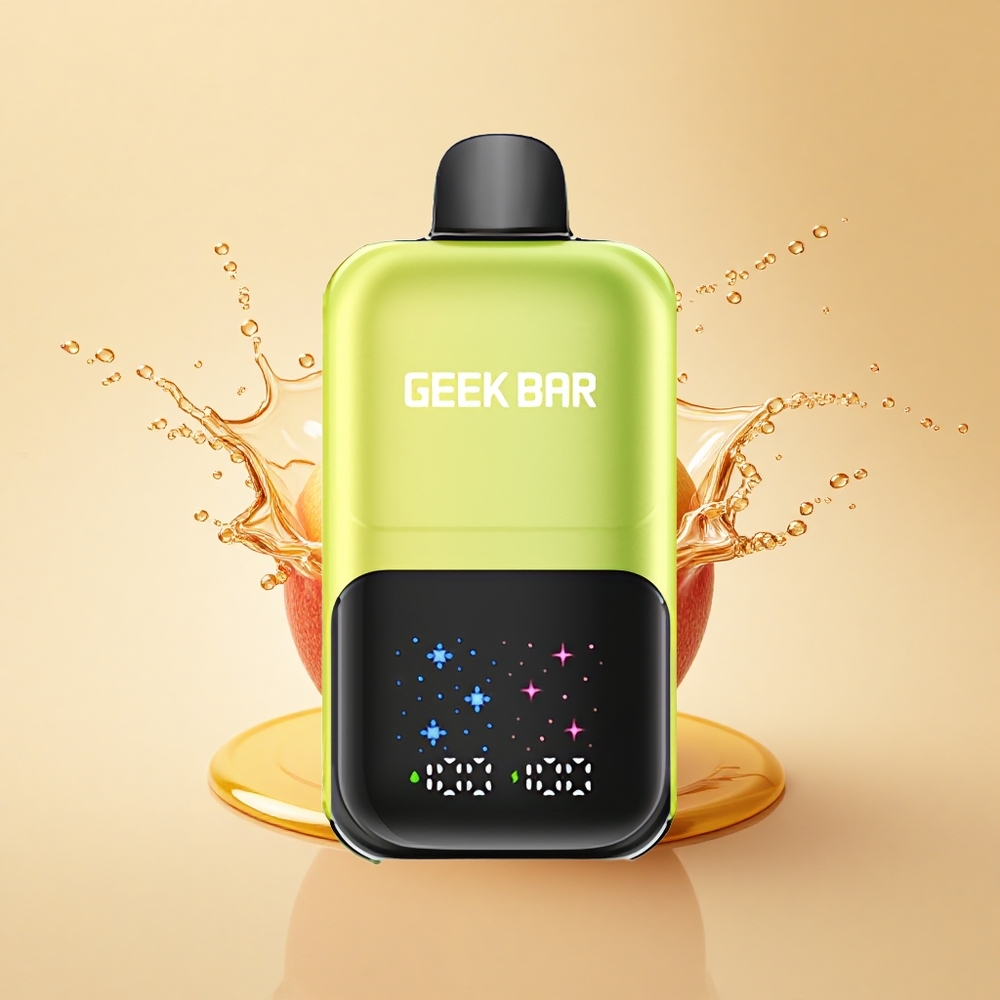GEEK BAR 2GO 20ml 50000 Puffs Кисло-Яблучний Лід з Двома Баками та Регульованим Смаком