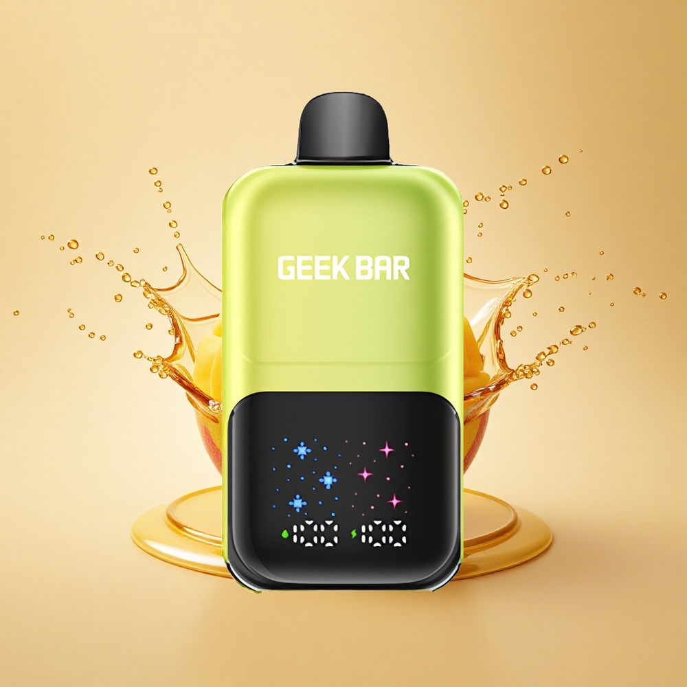 GEEK BAR 2GO 20ml 50000 Puffs Манговий Лід Мексики з Великим Екраном та Регульованим Смаком