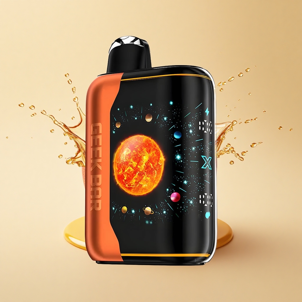GEEK BAR Platinum Edition 25000 Puffs Панч Преміум: Динамічний Екран та Подвійна Сітка