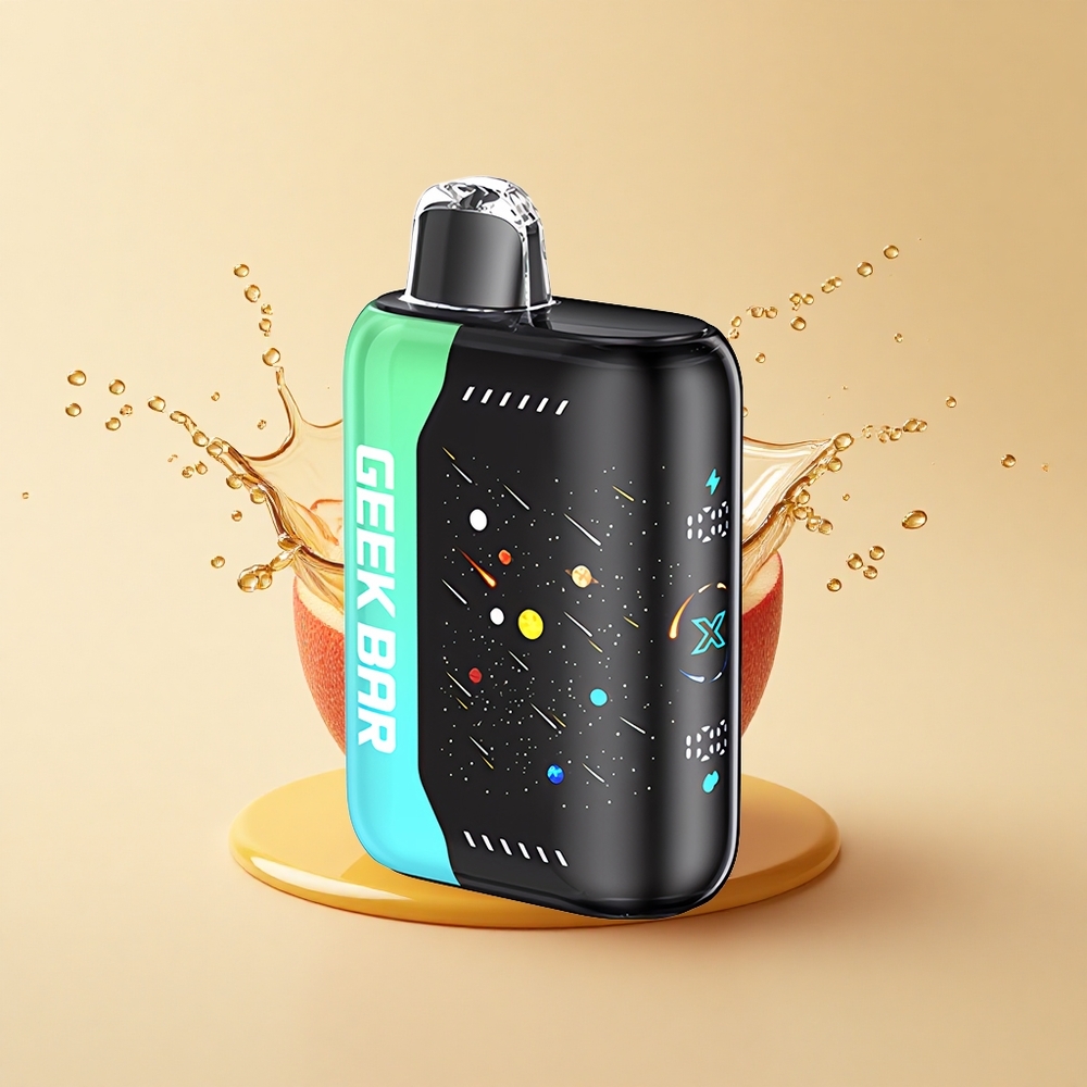 GEEK BAR Pulse X 42K Puffs Meteor Edition М’ятний Атлант з Потужною Синхронізацією та Подвійною Сіткою