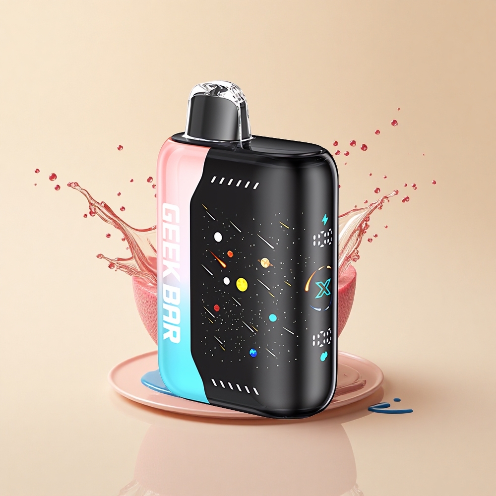 GEEK BAR Pulse X 42K Puffs Meteor Edition Рожевий та Блакитний із Потужною Синхронізацією та Подвійною Сіткою