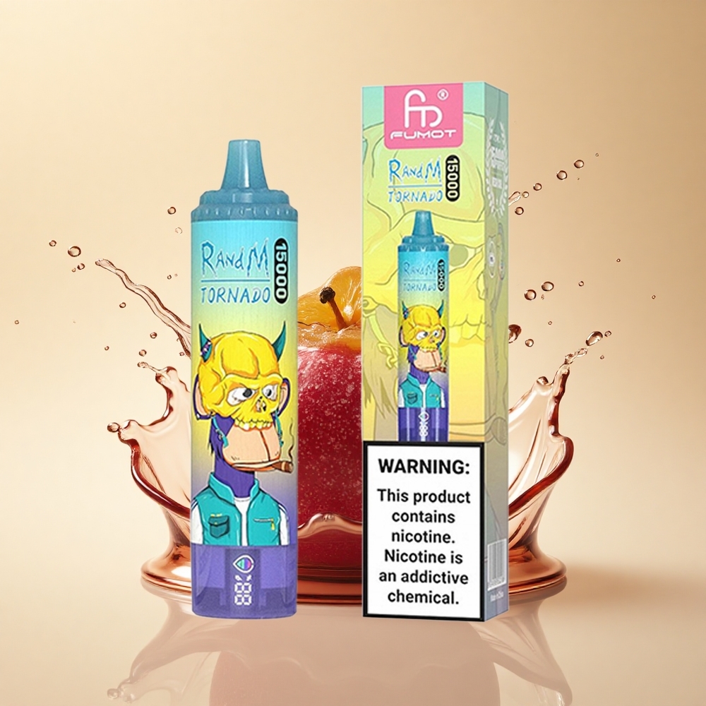 RandM Fumot Tornado 15000 Puffs Виноградний Лід 25ml Mesh