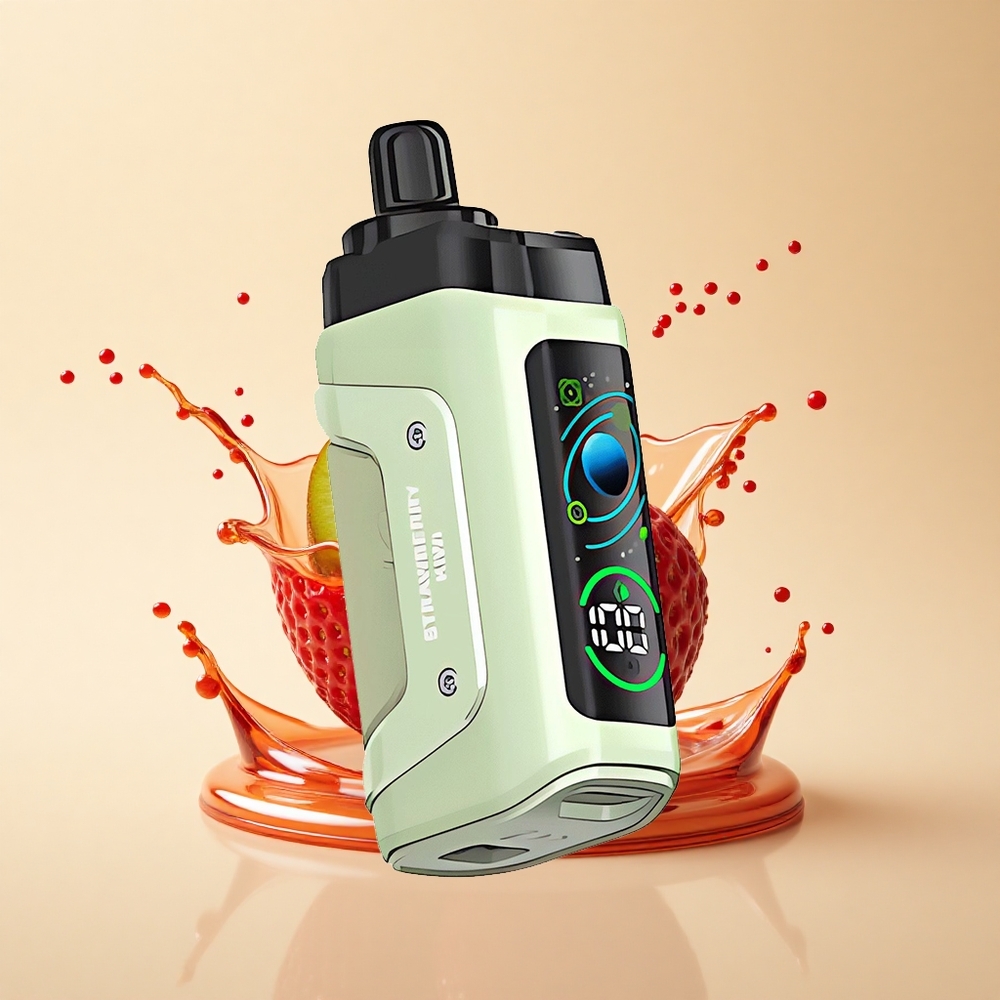 Razz Bar 45000 Puffs Полуничний Ківі Мережева Обмотка 1.0 Ом