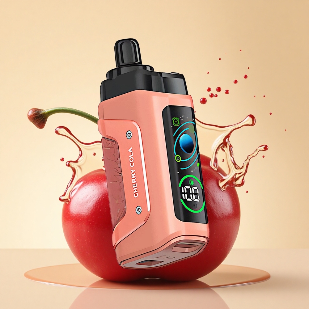 Razz Bar 45000 Puffs Вишнева Кола Мережева Обмотка 20 мг/мл