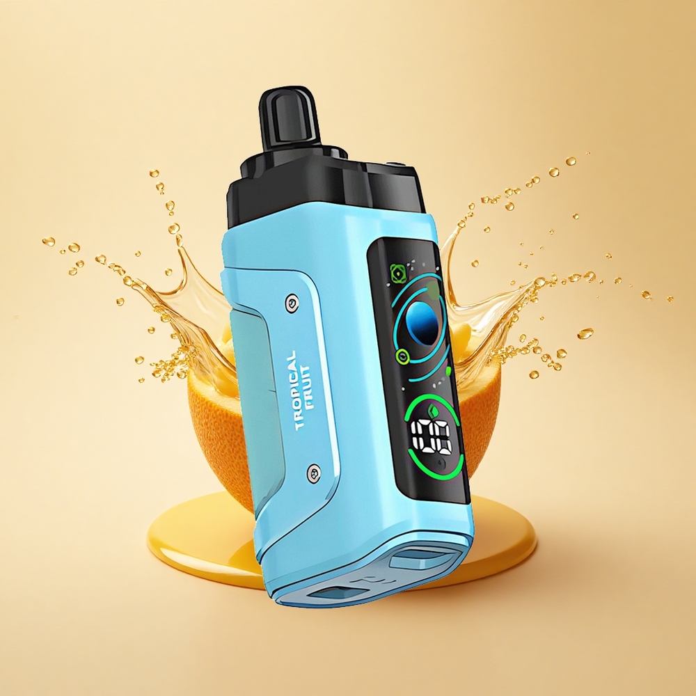Razz Bar 45000 Puffs Тропічний Фрукт з Сітчастим Нагрівачем та Регулюванням Повітря