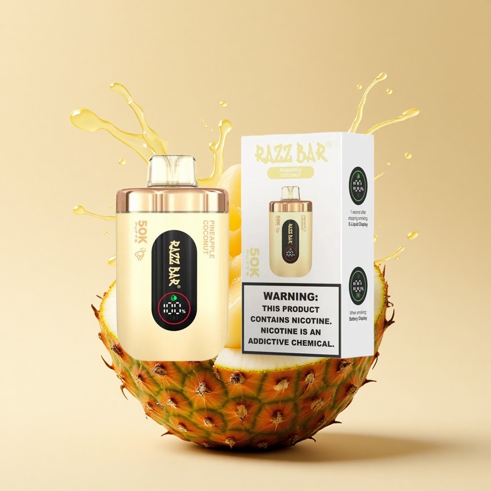 Razz Bar 50K Puffs Ананас Кокос Мережа Тип-C 2%