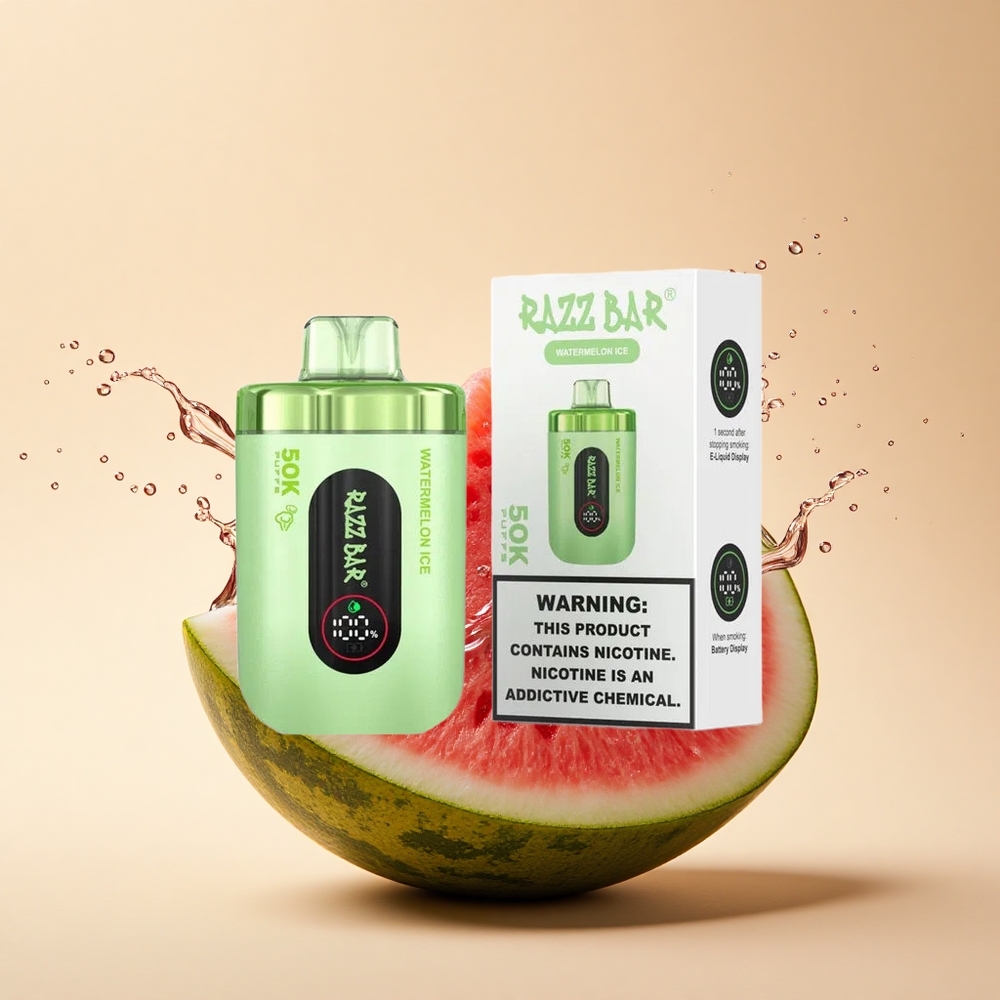 Razz Bar 50K Puffs Кавунова Крижана Тип-C 2%