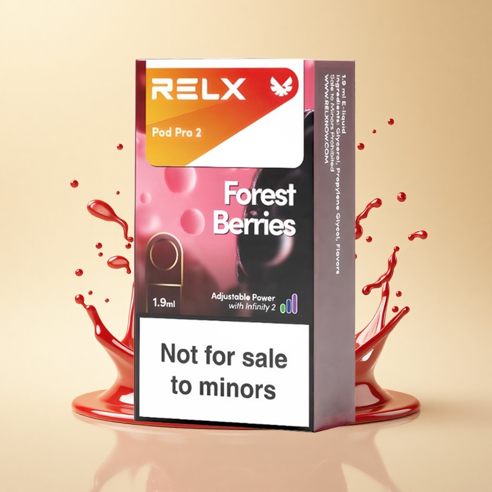 Relx Pod Pro 2 Vape Device Лісові Ягоди 0мг/мл 1.9мл 2 шт/уп Eco Smooth Boost