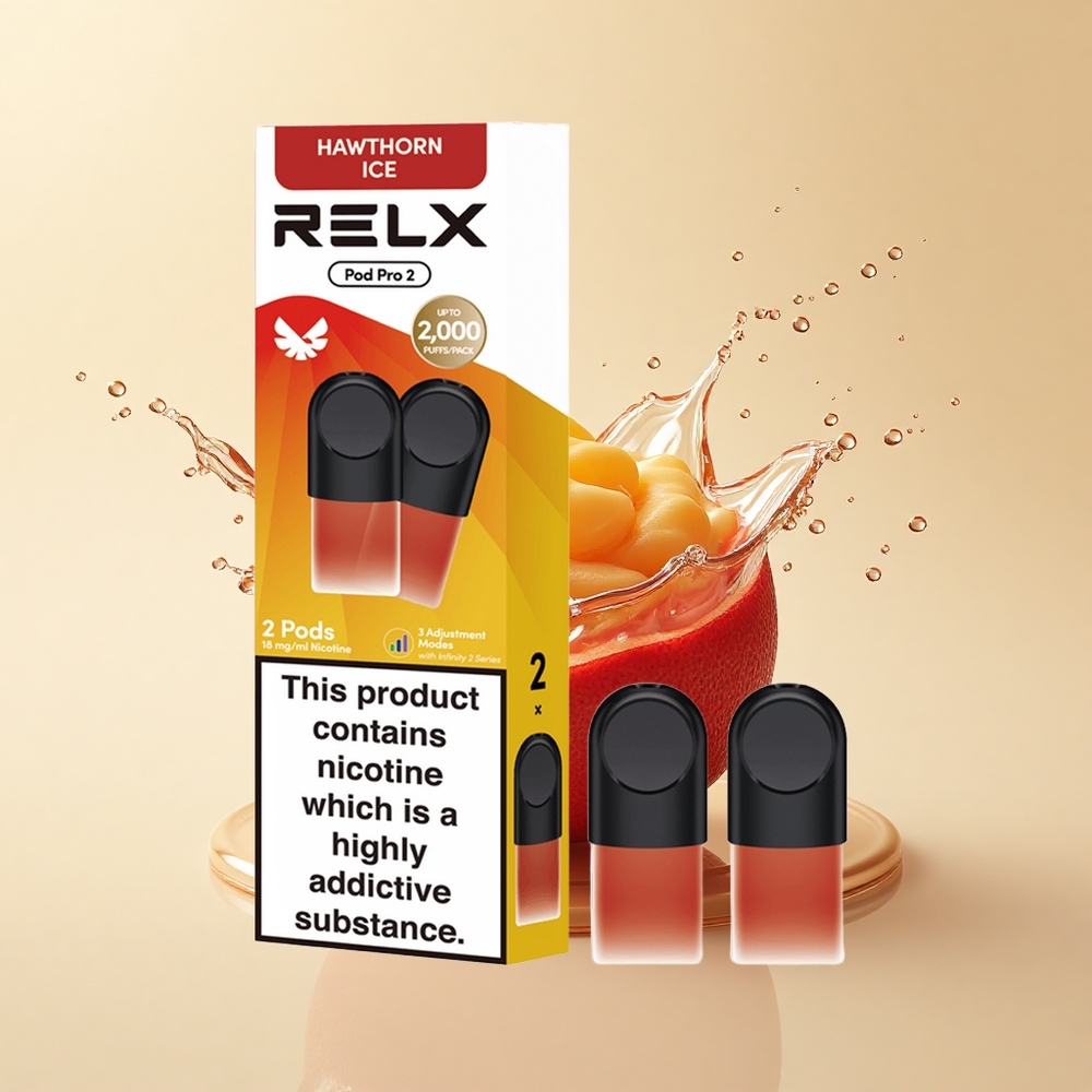Relx Pod Pro 2 Vape Device Глід Крижаний 18мг/мл 1.9мл 2шт/уп 3 Режими