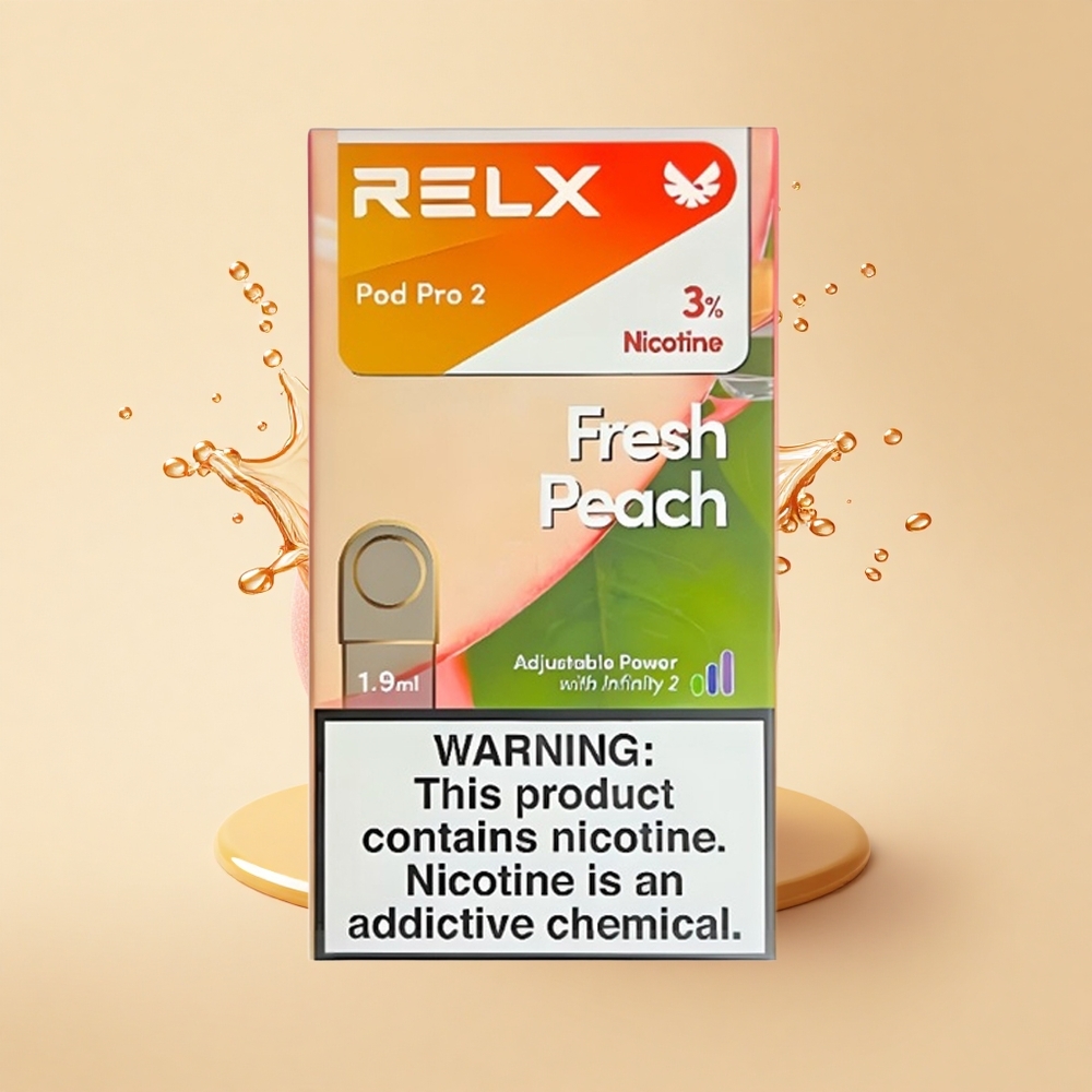 Relx Pod Pro 2 Vape Device Свіжий Персик 30мг/мл 1.9мл 3 режими