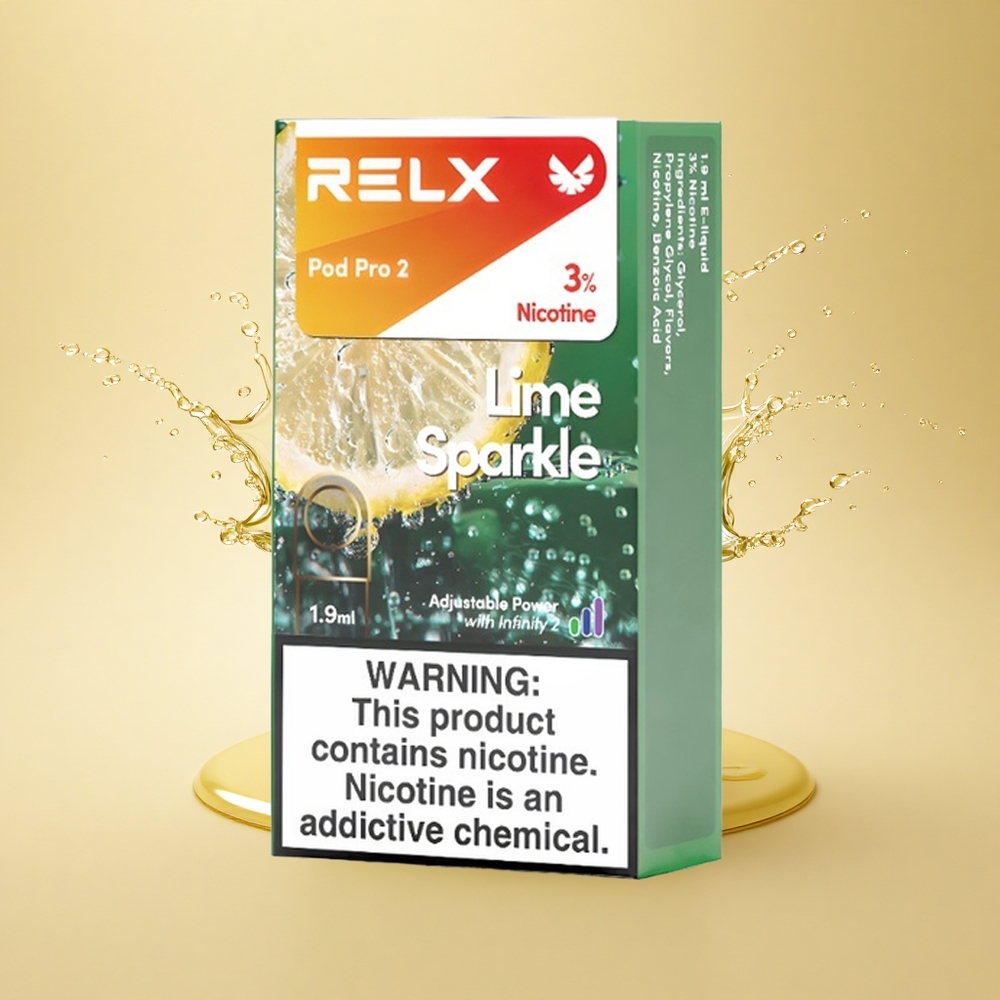Relx Pod Pro 2 Vape Device Лаймова Іскра 30мг/мл 1.9мл 3 режими