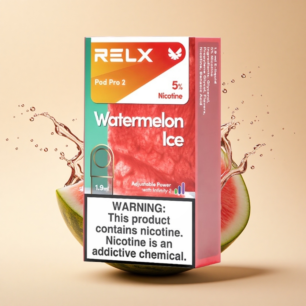 Relx Pod Pro 2 Vape Device Кавунова Крига 50мг/мл 1.9мл 3 Режими