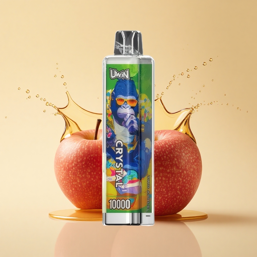 Uwin Crystal 10000 Puffs Два Яблука RGB 18мл 0.8Ω