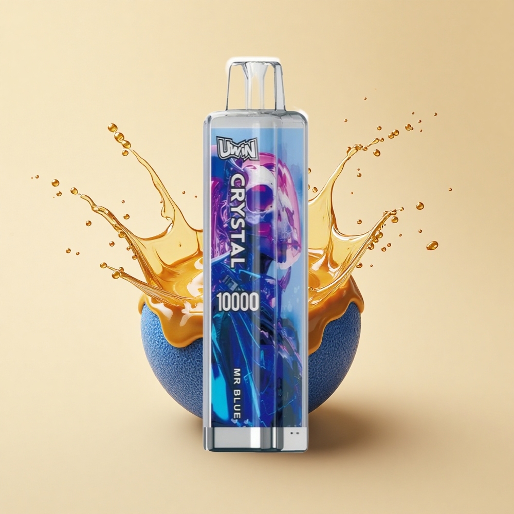 Uwin Crystal 10000 Puffs Містер Блакитний RGB 18мл 650mAh