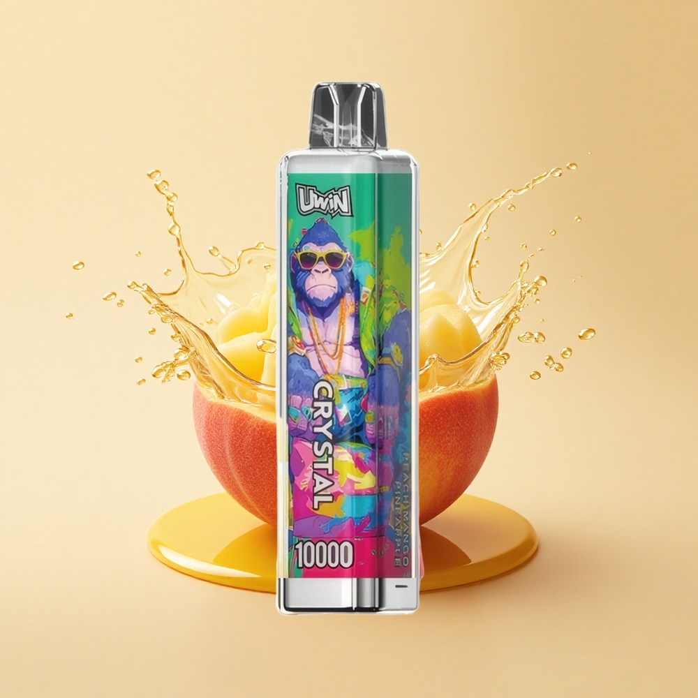 Uwin Crystal 10000 Puffs Персик Манго Ананас RGB