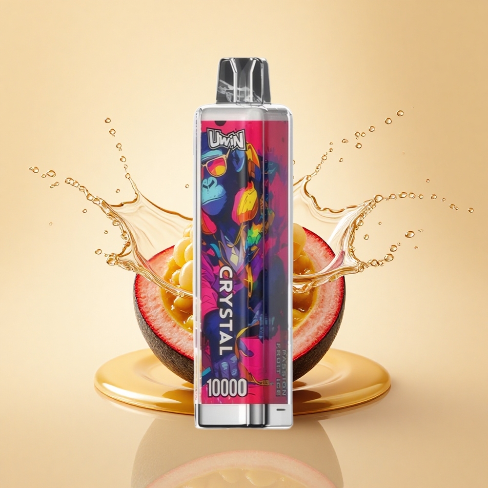 Uwin Crystal 10000 Puffs Маракуйя Лід з RGB