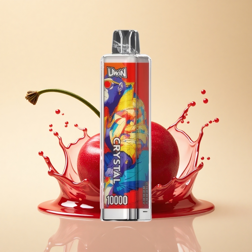 Uwin Crystal 10000 Puffs Вишнево-Ягідний Кристал з RGB