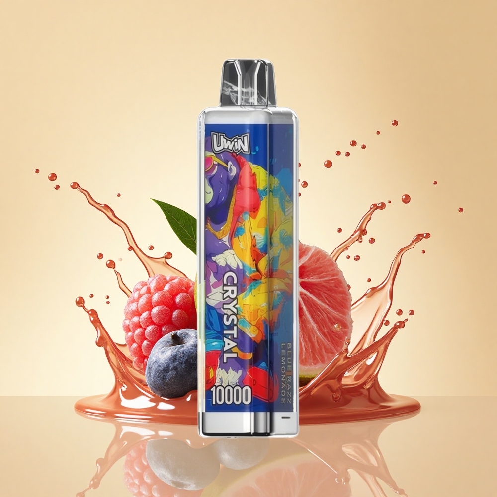 Uwin Crystal 10000 Puffs Блакитна Малина Лимонад з RGB