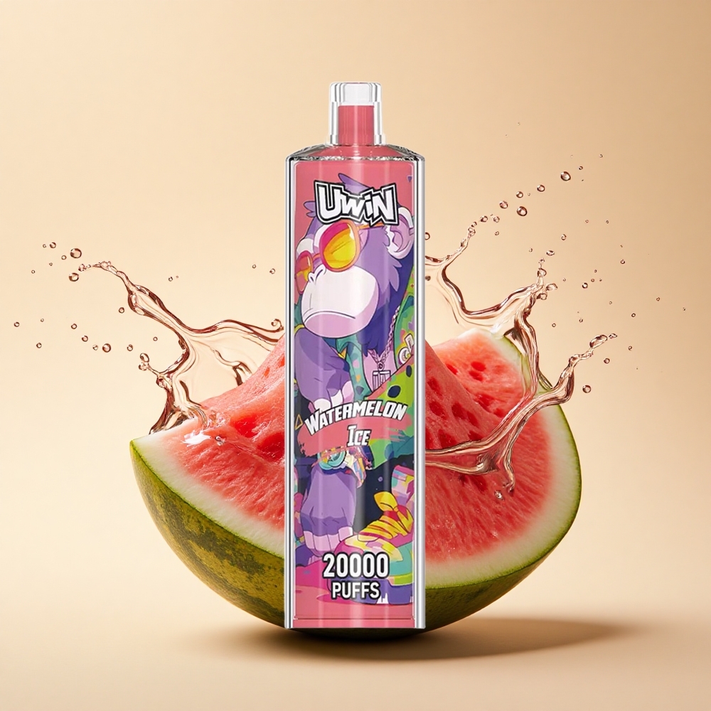 Uwin Shisha Hookah Crystal 20000 Puffs Кавунова Крижана Мережа 22ml Тип-C