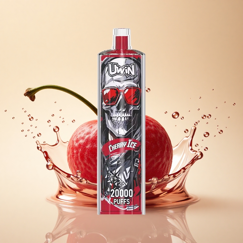 Uwin Shisha Hookah Crystal 20000 Puffs Вишневий Лід Тип-C 22 мл