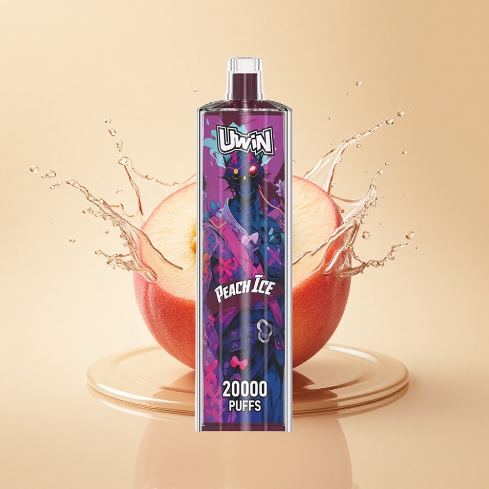 Uwin Shisha Hookah Crystal 20000 Puffs Персиковий Лід | Тип-C | Сітчастий Нагрівач