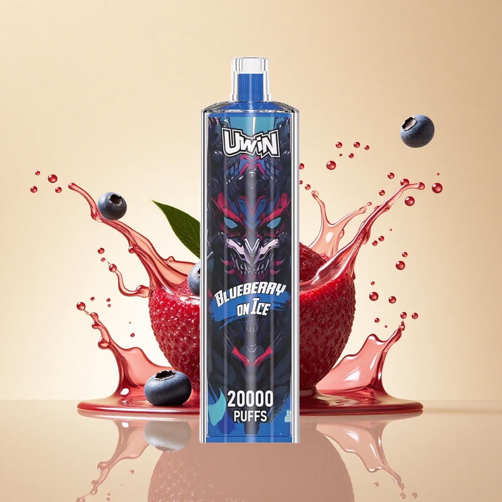 Uwin Shisha Hookah Crystal 20000 Puffs Чорниця На Льоду Mesh Coil Type-C