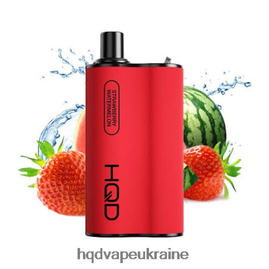 BJ0DD276 HQD BOX 4000 затяжок полуниця кавун - HQD Vape Flavors